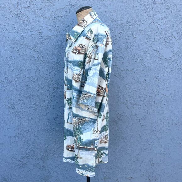 Reyn Spooner Mens Hawaiian Shirt in 3Xl Surfing surfer Button Up - Picture 4 of 8